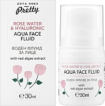 Gesichtsfluid mit Rosenwasser und Hyaluron - Zoya Goes Rose Water & Hyaluronic Aqua Fluid — Bild N2