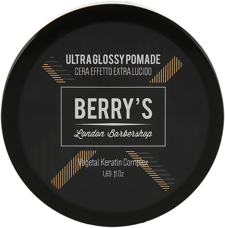 Modellierende Haarpomade mit Keratin für mehr Glanz - Brelil Berry's Ultra Glossy Pomade — Bild N1