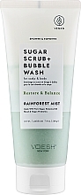 Düfte, Parfümerie und Kosmetik Zuckerpeeling für Kopfhaut und Körper Regenwald - Voesh Sugar Scrub+Bubble Wash Rainforest Mist