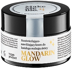 Aufhellende und feuchtigkeitsspendende Gesichtscreme - Make Me Bio Mandarin Glow — Bild N1