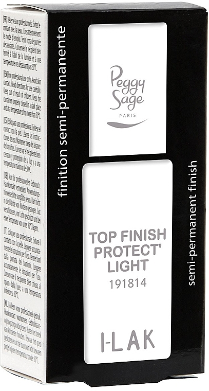 Nagelüberlack - Peggy Sage Top Finish Protect Light I-Lak — Bild N2