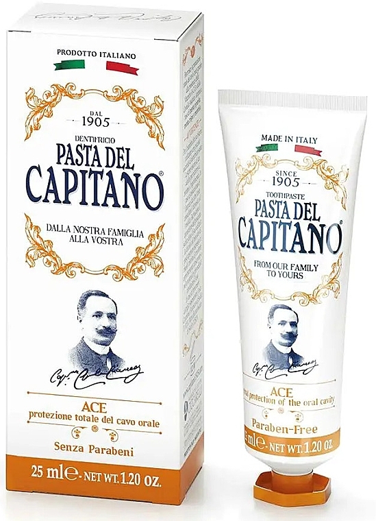Zahnpasta mit Vitaminen - Pasta Del Capitano 1905 Ace Toothpaste Complete Protection — Bild N3