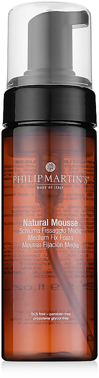 Natürlicher Haarschaum mit mittlerem Halt - Philip Martin's Natural Mousse Medium Fix Foam — Bild N1
