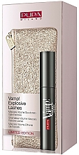 Düfte, Parfümerie und Kosmetik Set - Pupa Vamp! Mascara Explosive Lashes (mascara/12ml + bag)