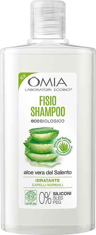 Haarshampoo mit Aloe Vera - Omia Laboratori Ecobio Shampoo Aloe Vera — Bild N1