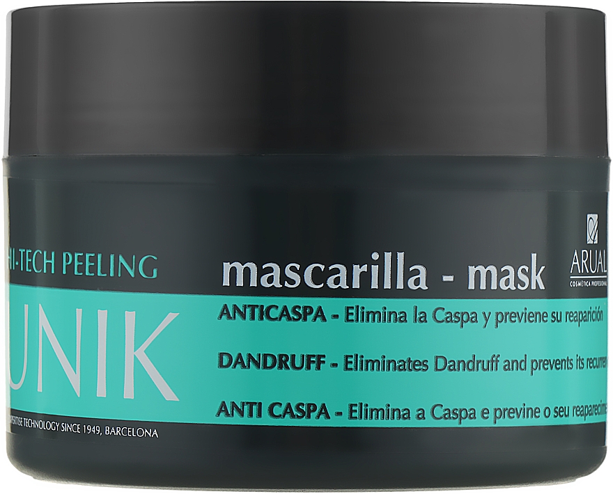 Feuchtigkeitsspendende Anti-Schuppen Haarmaske mit Rosmarinextrakt und Honig - Arual Unik Hi-Tech Peeling Mask — Bild N1