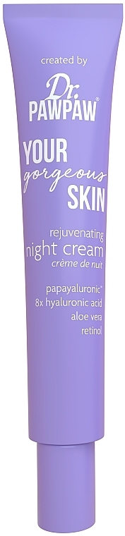 Verjüngende Gesichtscreme für die Nacht - Dr. PAWPAW Your Gorgeous Skin Rejuvenating Night Cream — Bild N1