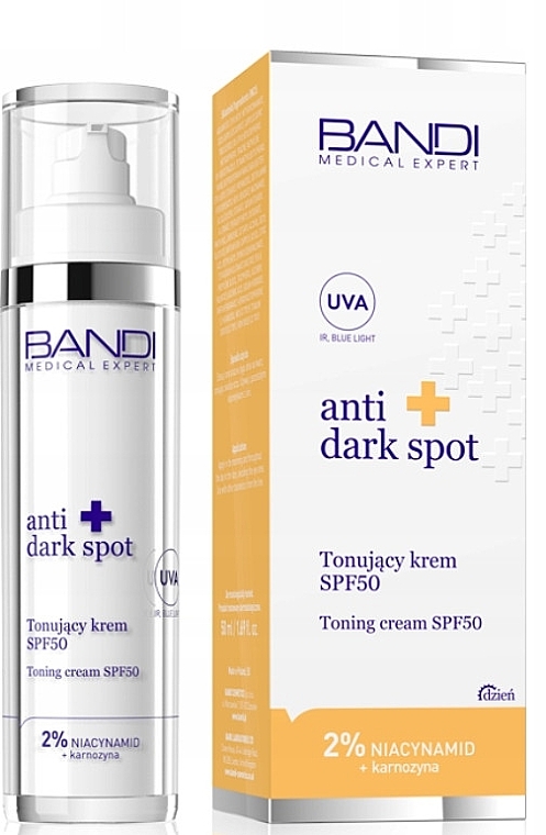 Tönungscreme für das Gesicht  - Bandi Medical Expert Anti Dark Spot Toning Cream SPF50  — Bild N2