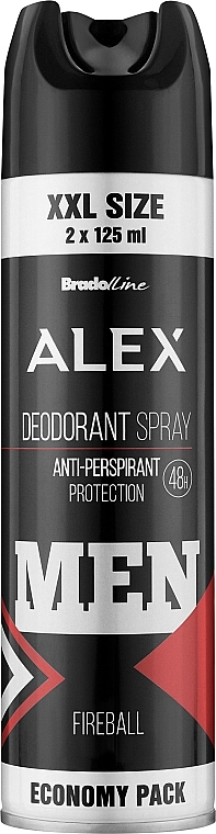 Parfümiertes Körperspray für Männer - Bradoline Alex Fireball Deodorant — Bild N1