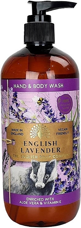 Waschgel für Hände und Körper Englischer Lavendel - The English Soap Company Anniversary English Lavender Hand & Body Wash — Bild N1