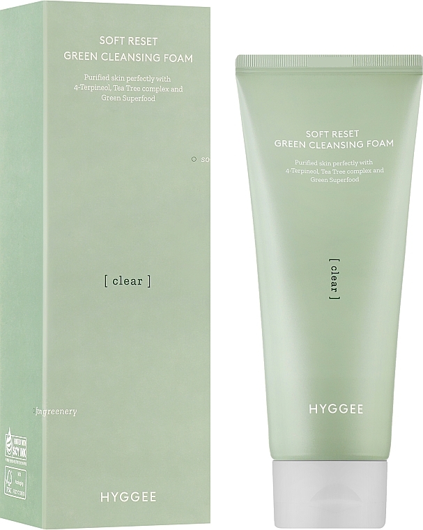 Waschschaum mit grünem Superfood-Komplex - Hyggee Soft Reset Green Cleansing Foam — Bild N2