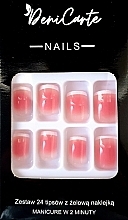 Künstliche Nägel quadratisch 24 St. - Deni Carte Nails 7004  — Bild N1