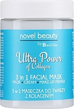 Düfte, Parfümerie und Kosmetik 3in1 Gesichtsmaske mit Kollagen - Fergio Bellaro Novel Beauty Ultra Power Facial Mask