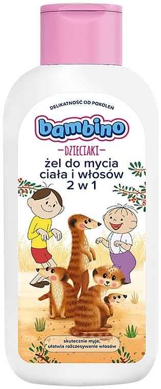 2in1 Shampoo und Duschgel für Kinder Lelek and Bolek - NIVEA Bambino Shower Gel Special Edition — Bild N1