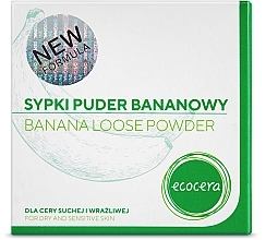 Bananenpuder für trockene und empfindliche Haut - Ecocera Banana Loose Powder — Bild N4