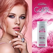 Shampoo für rosa Farbtöne für blondes, aufgehelltes und graues Haar - Joanna Ultra Color System Shampoo — Foto N3