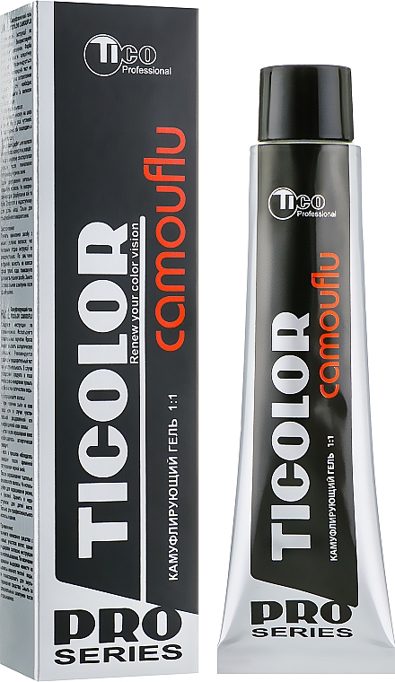 Camouflage-Gel für graues Haar - Tico Professional Ticolor Gel Color For Man — Bild N1