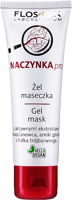 Gesichtsgel-Maske für Kapillarhaut - FlosLek Dilated Capillaries Gel Mask