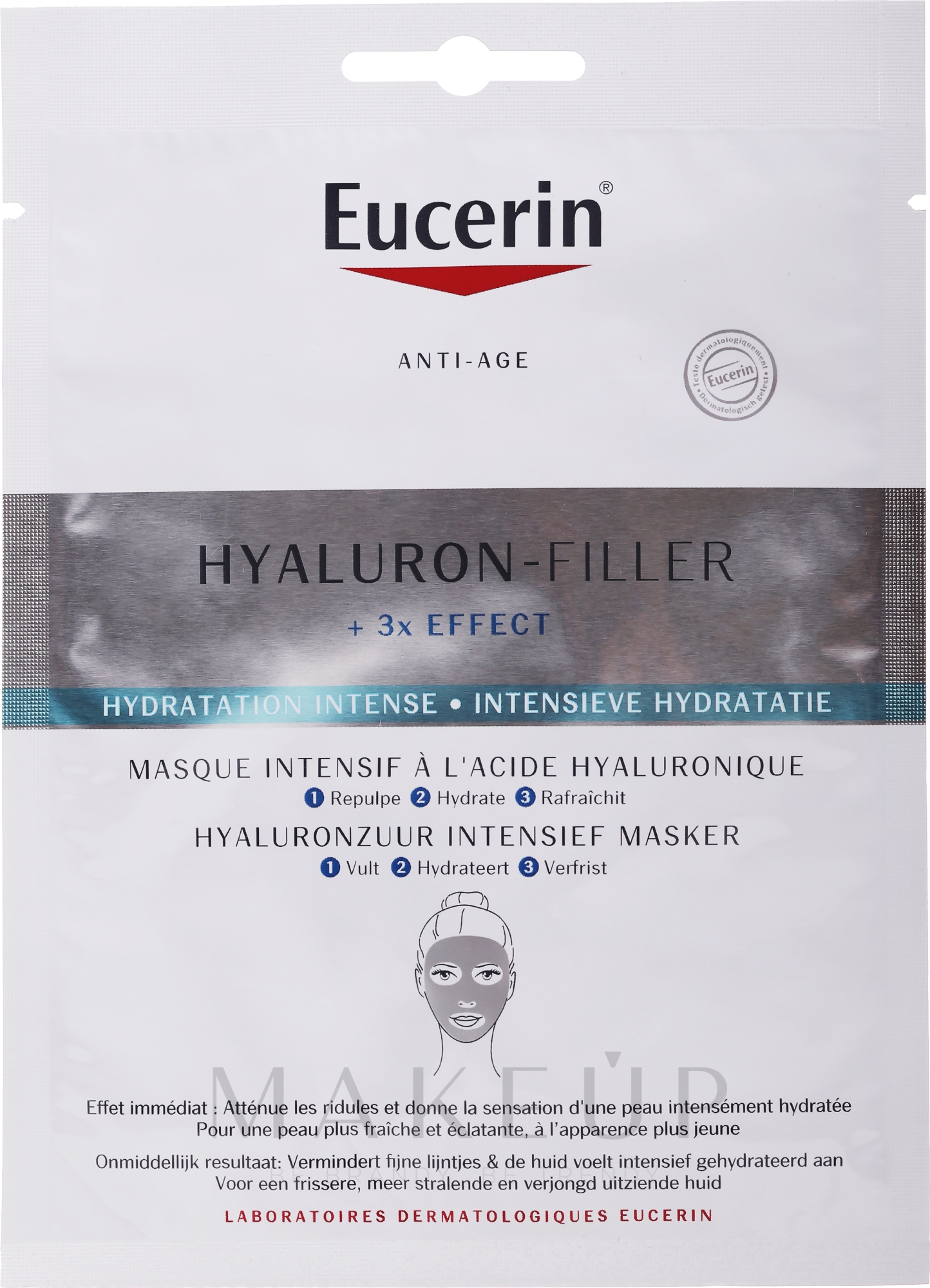 Intensive Anti-Aging Gesichtsmaske mit Hyaluronsäure - Eucerin Hyaluron-Filler Hyaluron Intensive Mask — Bild 1 St.