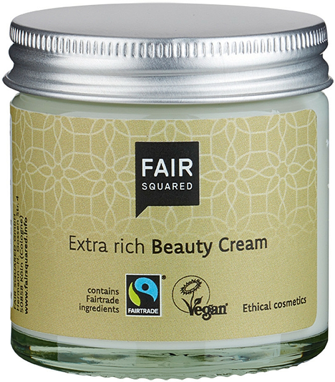 Intensiv pflegende reichhaltige Gesichtscreme mit 5 hochwertigen Ölen - Fair Squared Extra Rich Beauty Cream — Bild N1