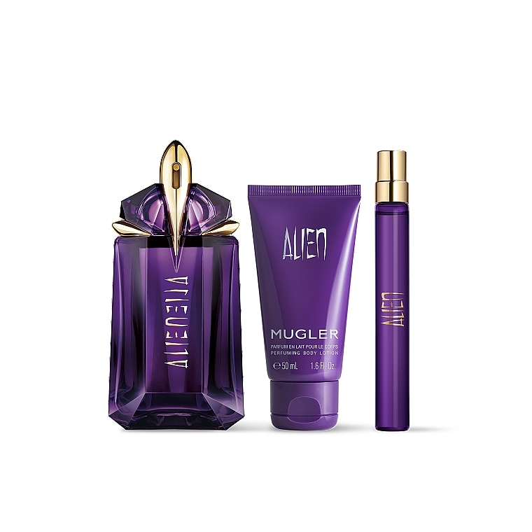 Mugler Alien - Duftspray (Eau de Parfum /60 ml + Eau de Parfum /10 ml + Körperlotion /50 ml)  — Bild N2