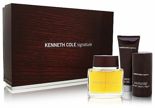 Kenneth Cole Signature - Duftset (Eau de Toilette 100ml + After Shave Balsam 100ml + Deostick 75ml) — Bild N1