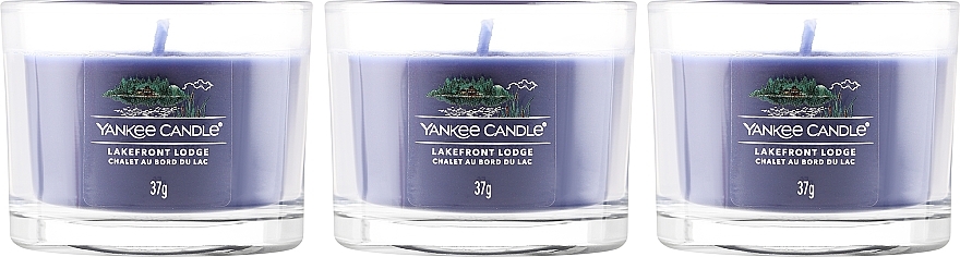 Kerzenset - Yankee Candle Lakefront Lodge (Duftkerze 3x37g) — Bild N2