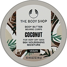 Düfte, Parfümerie und Kosmetik Pflegende Körperbutter mit Kokosnuss - The Body Shop Coconut Body Butter Vegan