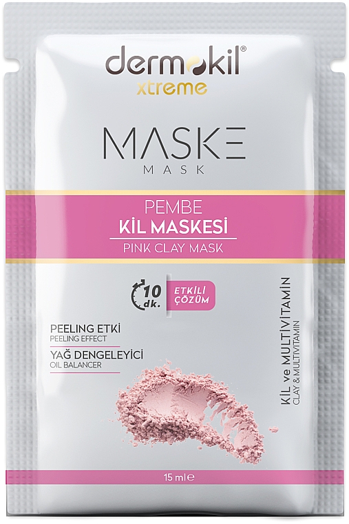Maske mit rosa Ton - Dermokil Pink Clay Mask  — Bild N1