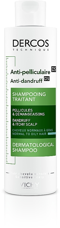 Vichy Dercos Anti-Pelliculaire Anti-Dandruff Shampooing - Shampoo gegen Schuppen für normales bis fettiges Haar