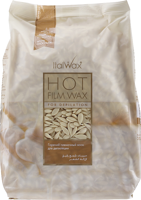 Heißwachs -Granulat weiße Schokolade - ItalWax White Chocolate Wax — Bild N1