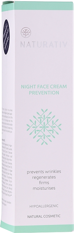 Reparierende und straffende Anti-Aging Nachtcreme für Gesicht und Hals - Naturativ Facial Night Cream 30+ — Foto N2