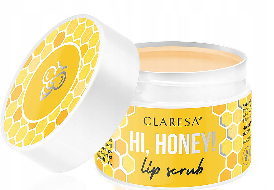 Lippenpeeling mit Honig - Claresa Honey Lip Scrub  — Bild N1