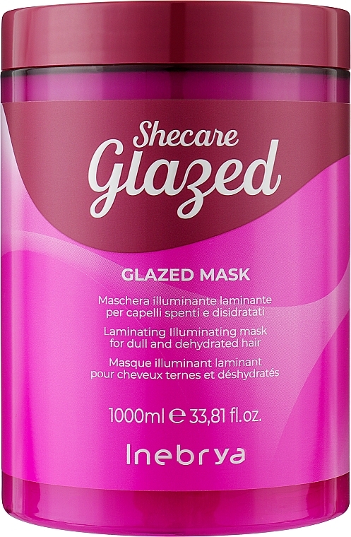 Haarmaske mit glänzendem Effekt	 - Inebrya Shecare Glazed Mask — Bild N2