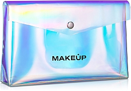 Düfte, Parfümerie und Kosmetik Kosmetiktasche Holographic transparent 23x13x3 cm - MAKEUP