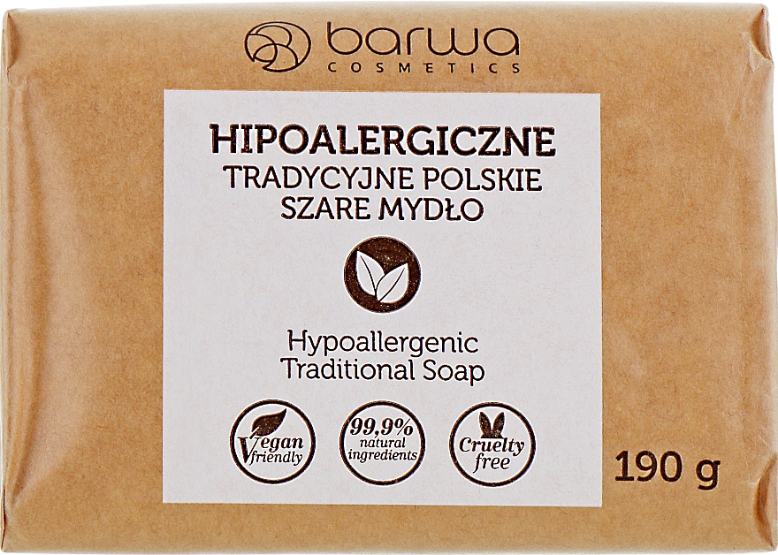 Hypoallergene traditionelle polnische graue Seife aus Palmöl - Barwa Natural Soap — Foto N1