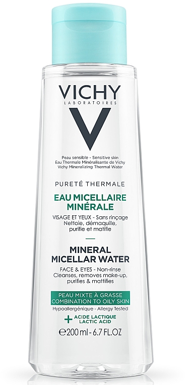 Thermales Mizellenwasser zum Abschminken für fettige und Mischhaut - Vichy Purete Thermale Mineral Micellar Water — Bild N2