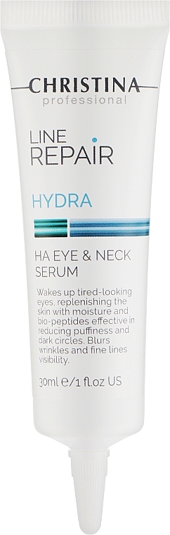 Serum für die Haut um Augen und Hals - Christina Line Repair Hydra HA Eye & Neck Serum — Bild N2
