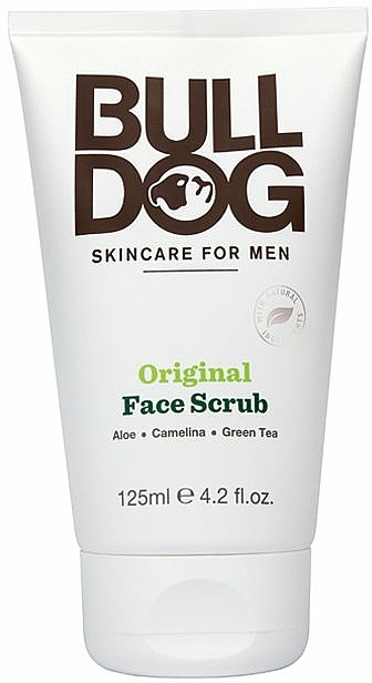 Gesichtspeeling mit Aloe Vera, Leindotter und grünem Tee für Männer - Bulldog Skincare Face Scrub Original — Bild N1