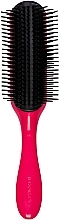 Haarbürste D4 schwarz mit rosa - Denman Original Styling Brush D4 Asian Orchid — Bild N2