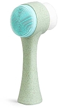 2in1 Gesichtsreinigungsbürste grün - IDC Institute ECO Facial Brush 2in1 — Bild N2