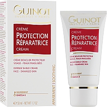Schützende und reparierende Gesichtscreme für gereizte Haut mit Omega 6 - Guinot Protection Reparatrice Fasce Cream — Bild N2