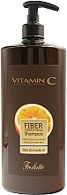 Düfte, Parfümerie und Kosmetik Stärkendes Shampoo für schwaches und geschädigtes Haar - Frulatte Vitamin C Fiber Fortyfing Shampoo