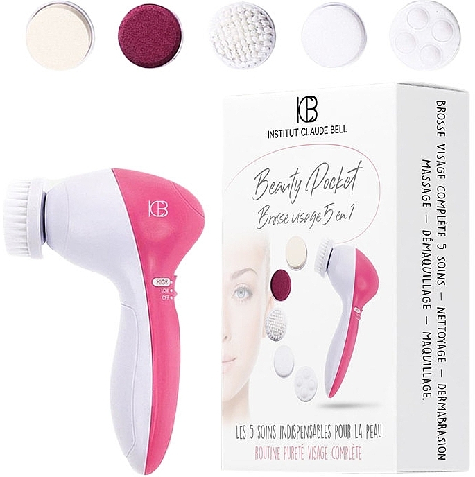 Gesichtsreinigungsbürste - Institut Claude Bell Beauty Pocket 5 in 1 Facial Brush — Bild N1