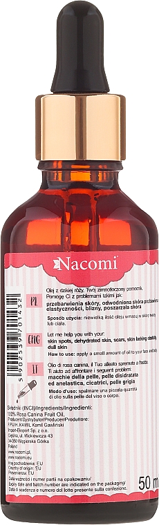Wildrosenöl - Nacomi Rose Hip Oil — Bild N2