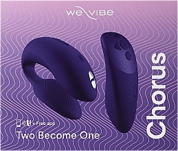 Vibrator für Paare mit Fernbedienung violett - We-Vibe Chorus Cosmic Purple — Bild N2