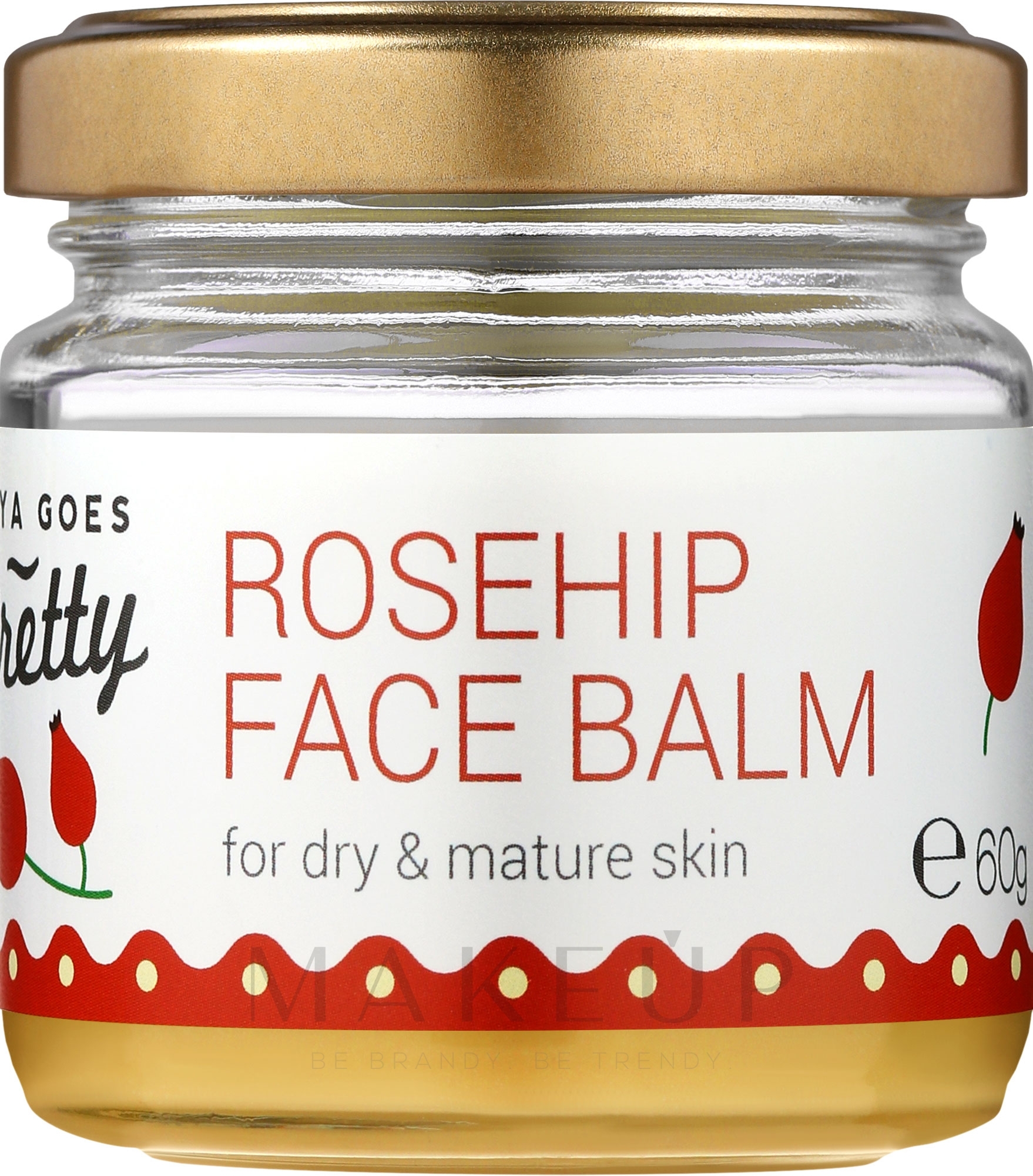 Gesichtsbalsam mit Hagebutten - Zoya Goes Rosehip Face Balm — Bild 60 g