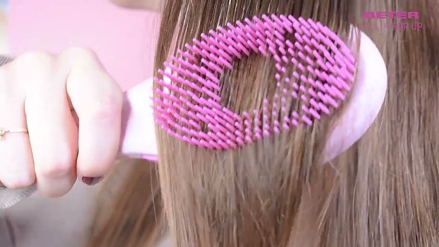 Bürste mit ausziehbaren Zähnen, rosa - Beter Deslia Pop Up Brush — Bild N1