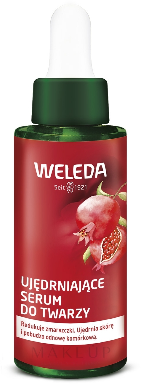 Stärkendes Gesichtsserum mit Granatapfel und Maca-Peptiden - Weleda Pomegranate & Poppy Peptide Firming Serum — Bild 30 ml