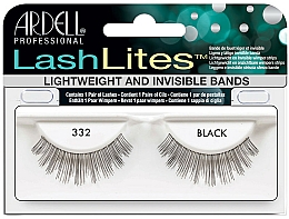 Düfte, Parfümerie und Kosmetik Künstliche Wimpern - Ardell LashLites Lightweight and Invisible Bands Black 332